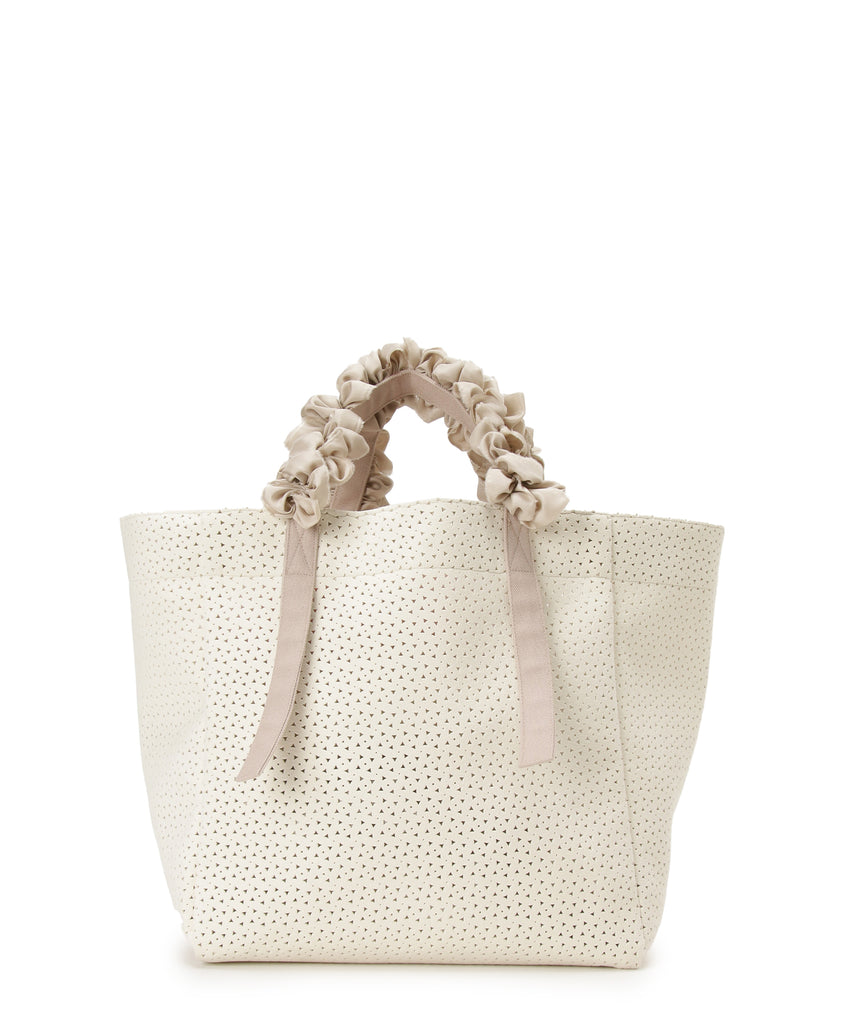 公式の店舗 LUDLOW 新品 ピンク (Mesh) L tote handle Grape トート 