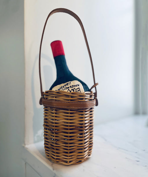 Wine bottle basket
