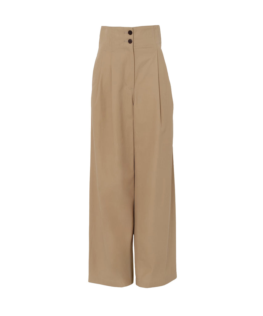 High rise wide-leg chino pant— LUDLOW STORE