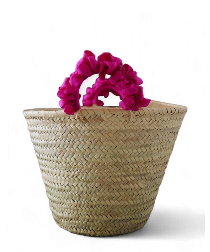 バッグ LUDLOW   Straw basket S Puzzle-Straw basket bag— LUDLOW STORE