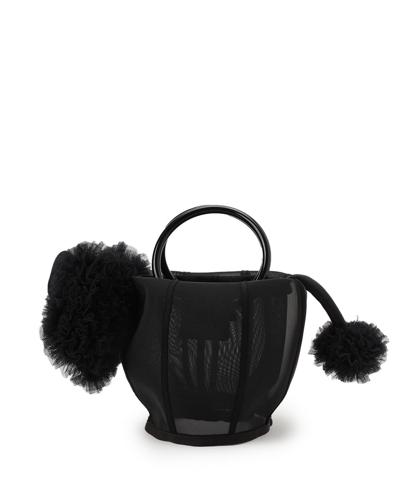 美品 ラドロー 24S シュシュ シャーリング ハンドバッグ 黒 タグ付き未使用 ラドロー 24S Bag シュシュ ハンドバッグ 黒