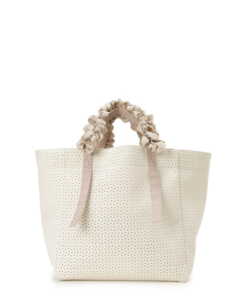 Grape handle tote L (Punching fabric)— LUDLOW STORE