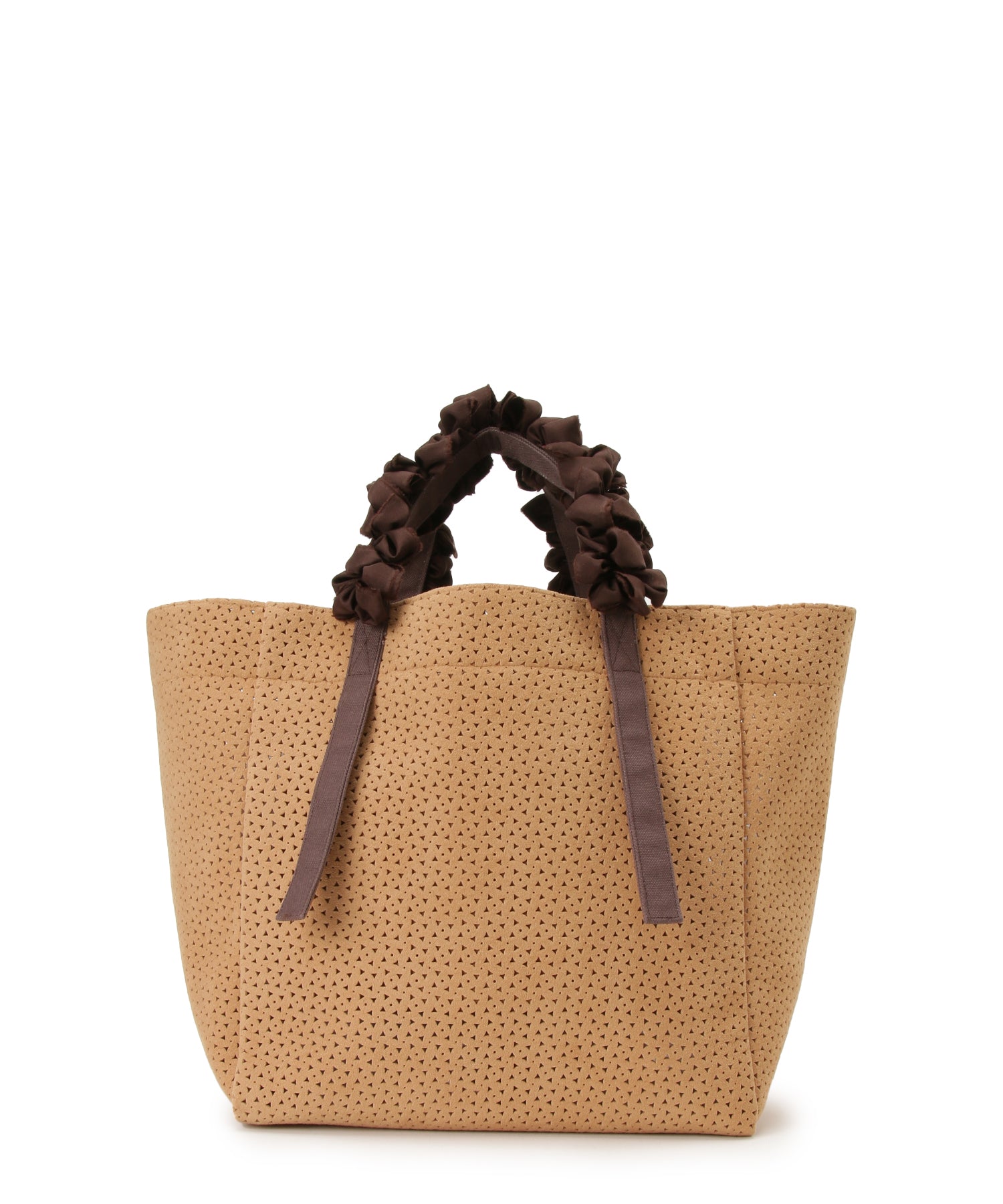 Grape handle tote L (Punching fabric)— LUDLOW STORE