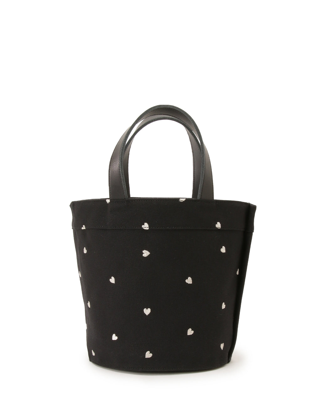Canvas tote S (heart embroidery)