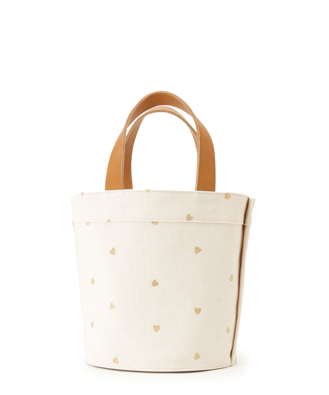 Canvas tote S (heart embroidery)
