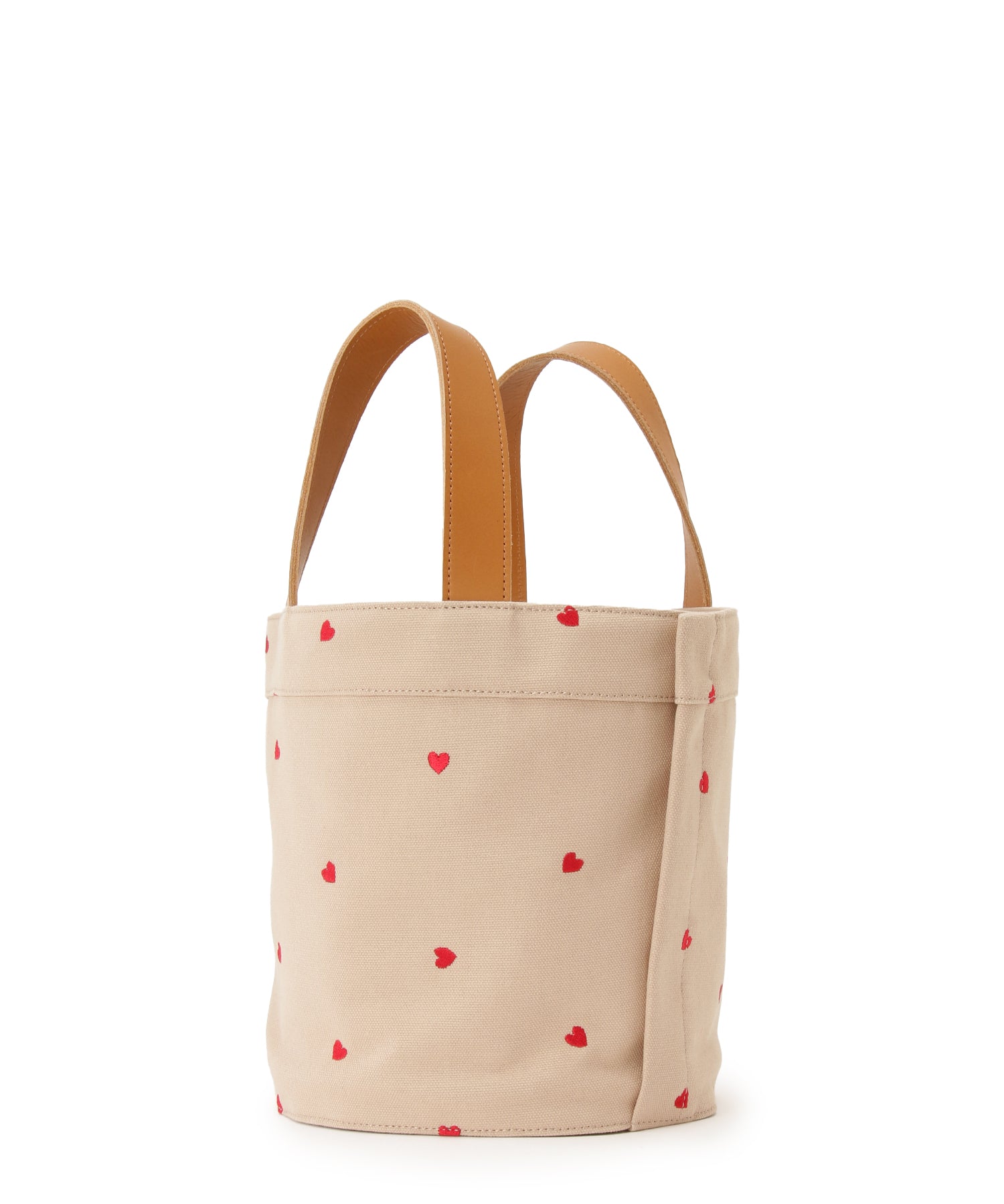 Canvas tote S (heart embroidery)— LUDLOW STORE
