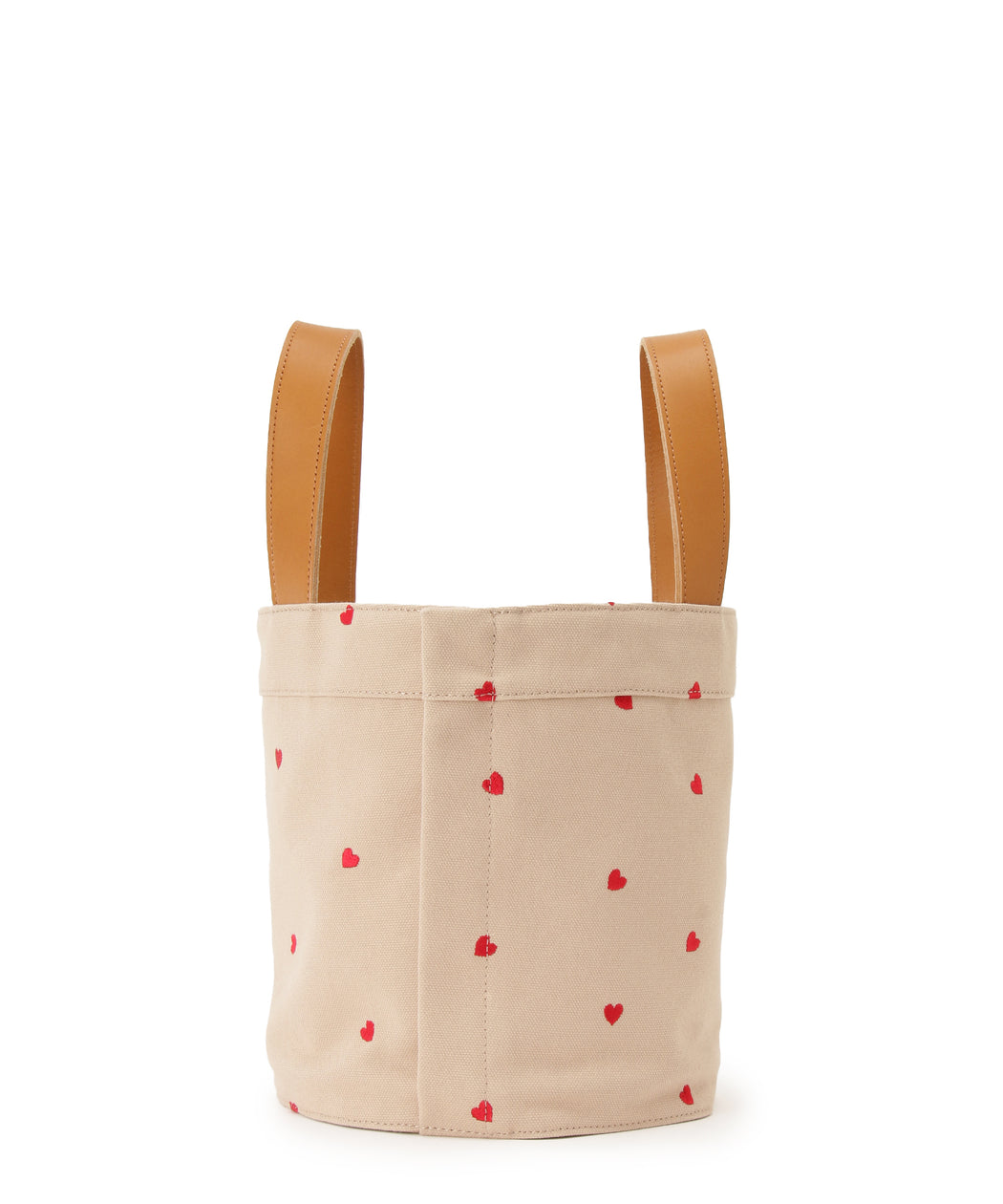 Canvas tote S (heart embroidery)