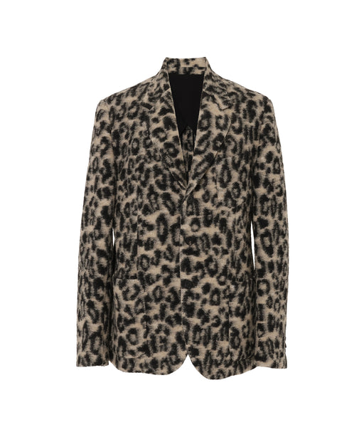 [予約] Leopard Jacket in Wool [11月下旬発送予定]