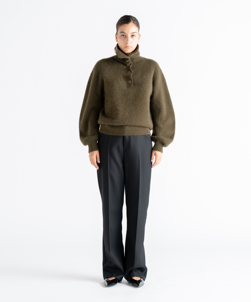 High-Neck Sweater