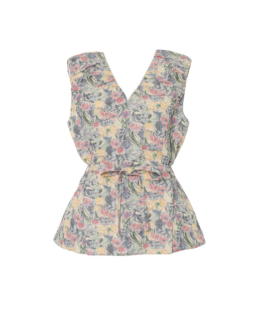 [予約] Floral print top [3月下旬発送予定]