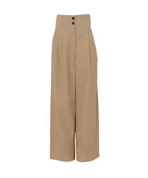 High rise wide-leg chino pant— LUDLOW STORE