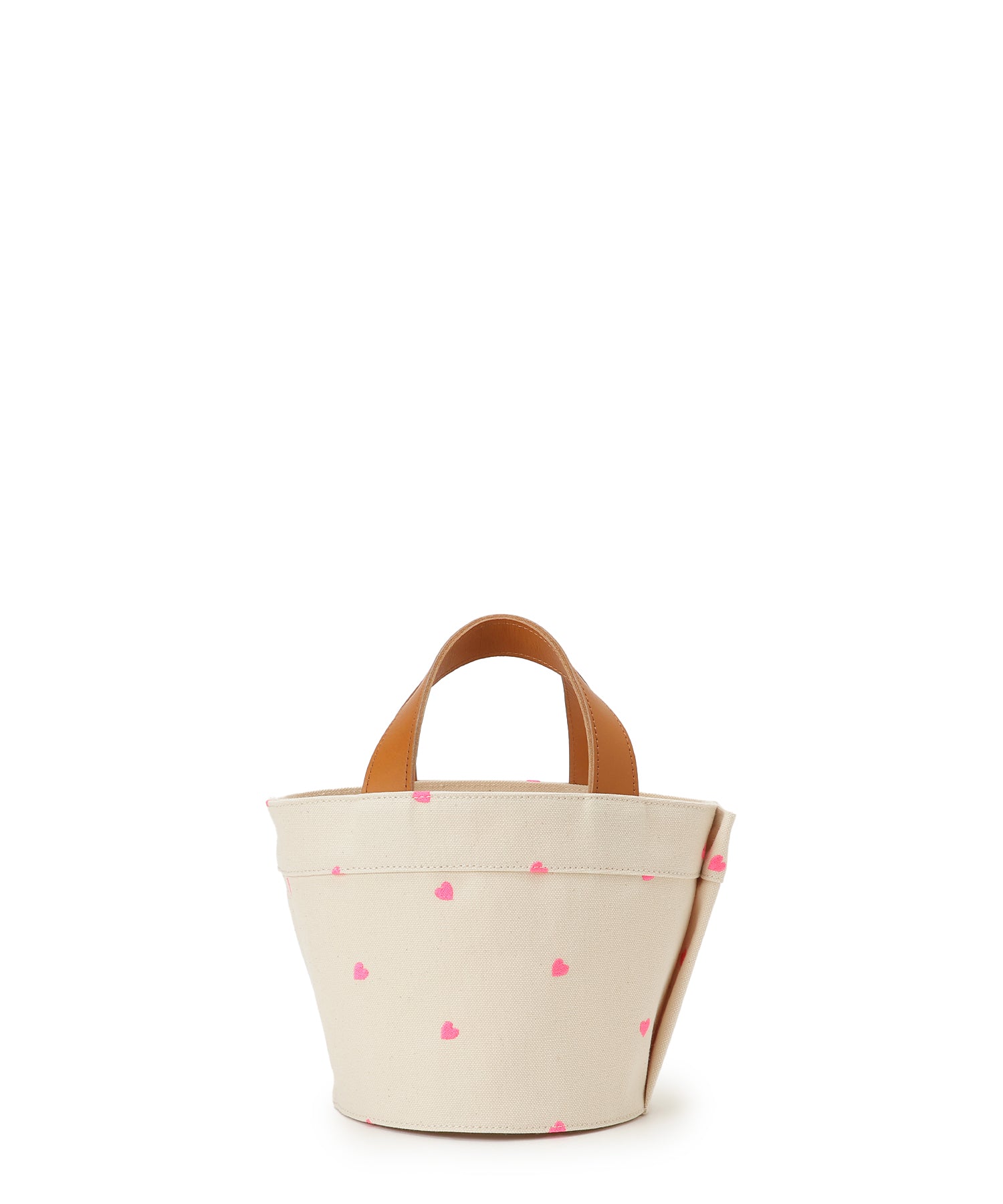 WEB限定] Canvas tote XS (heart embroidery)— LUDLOW STORE