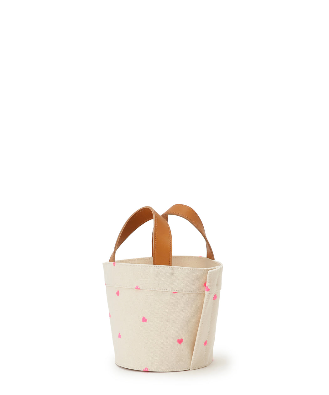 [WEB限定] Canvas tote XS (heart embroidery)