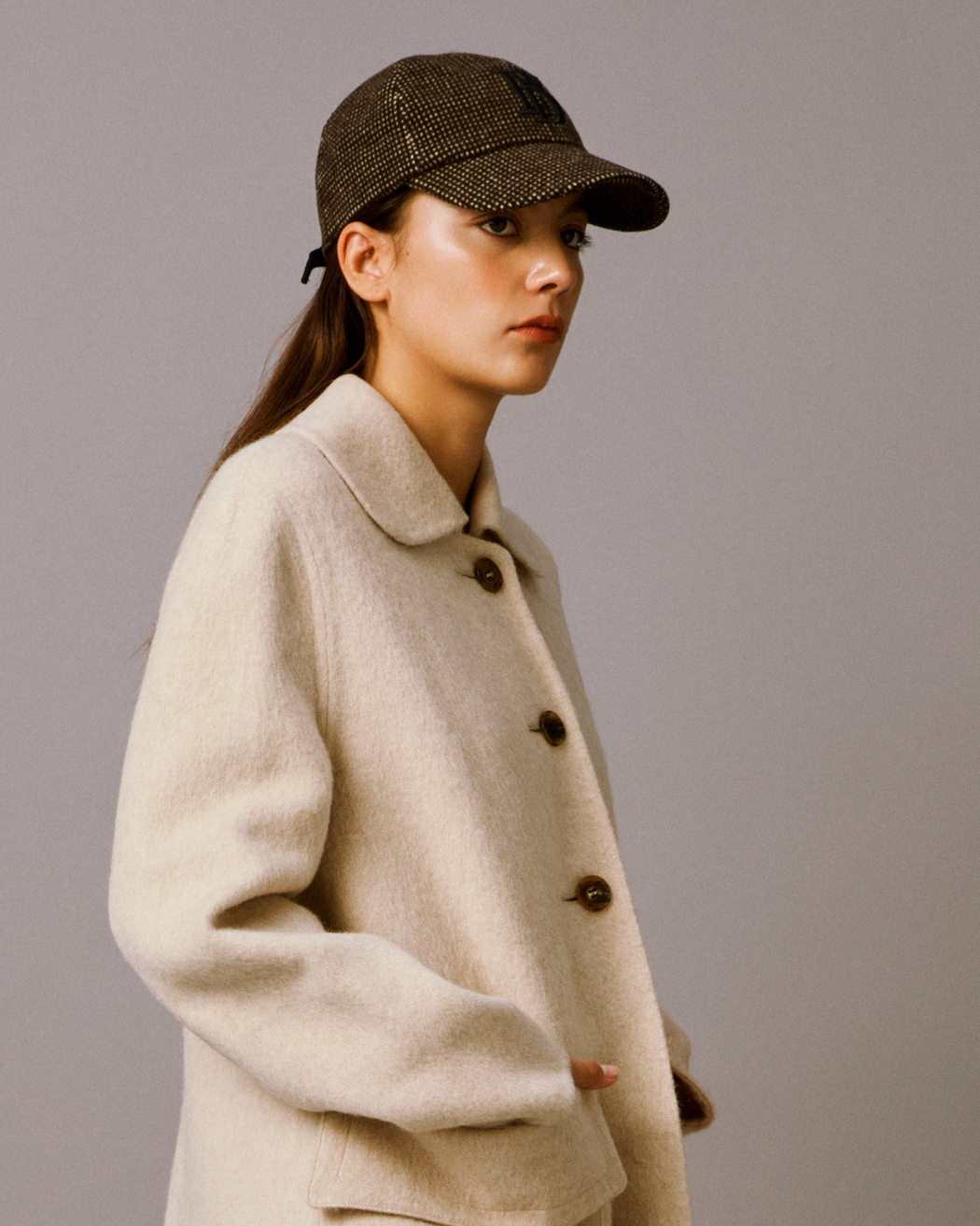 [予約] Wool Checkered Cap [11月中旬以降発送予定]