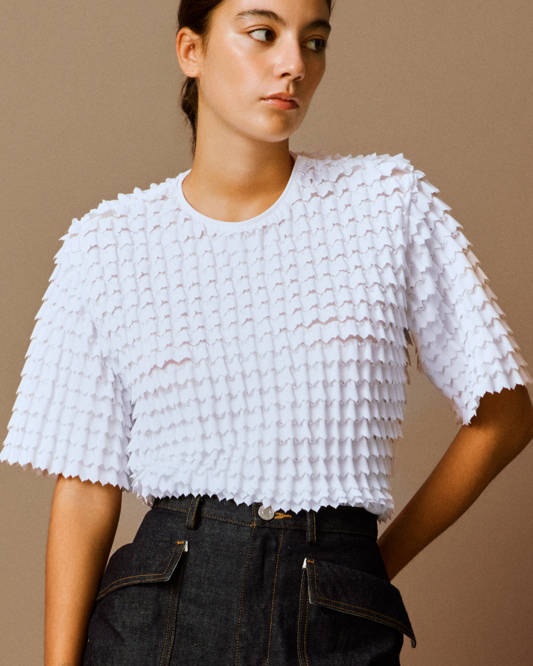 [予約]Scales Half Sleeve Top[4月以降発送予定]