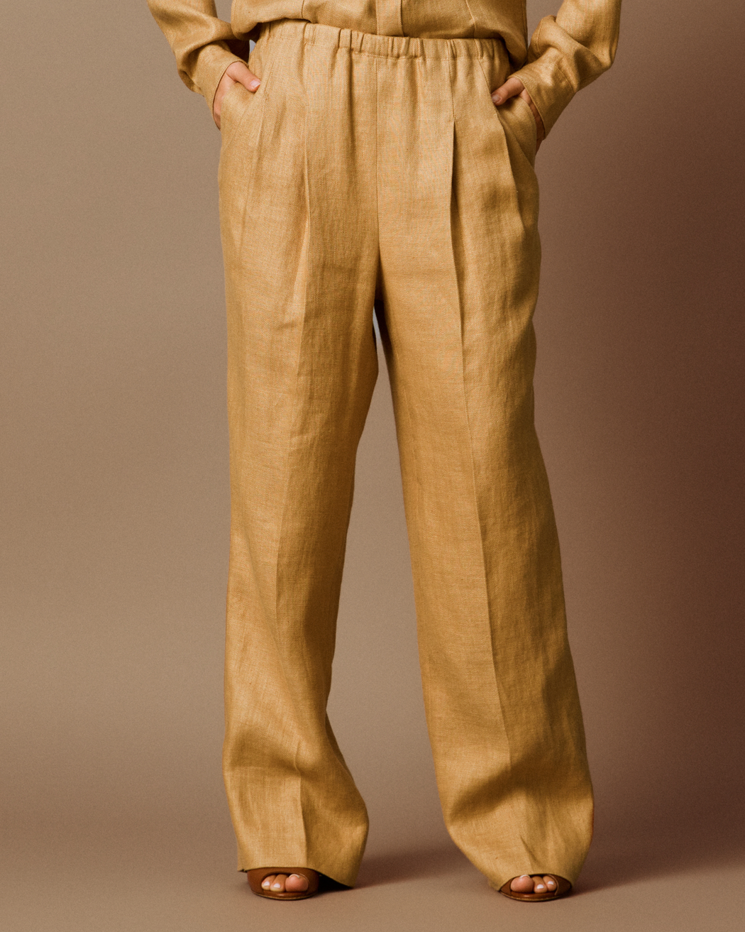[予約]Biscotti Linen Trousers[2月以降発送予定]