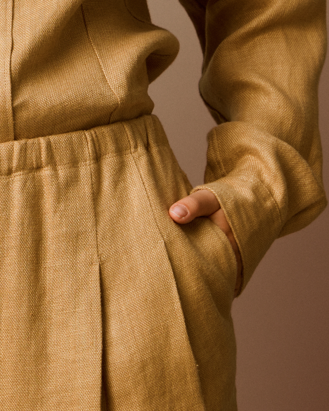 [予約]Biscotti Linen Trousers[2月以降発送予定]