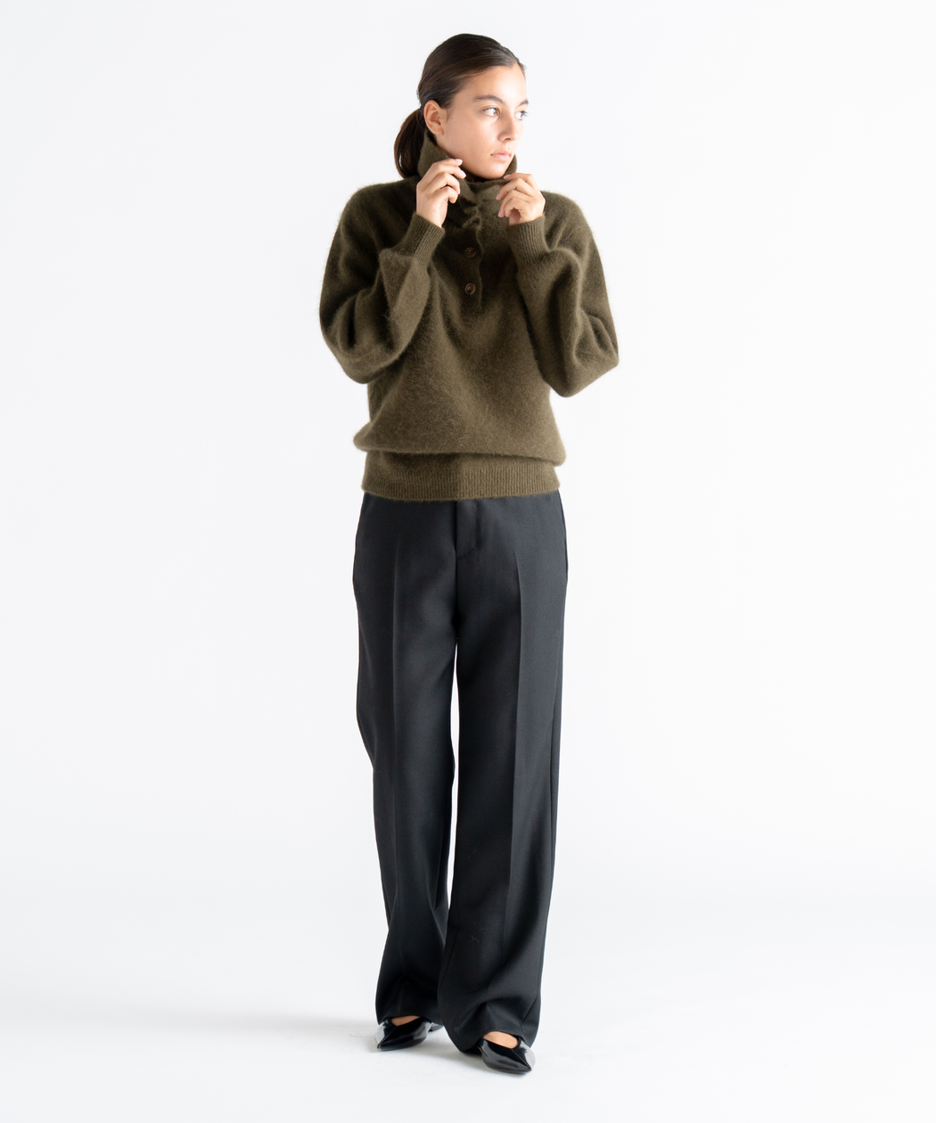 High-Neck Sweater