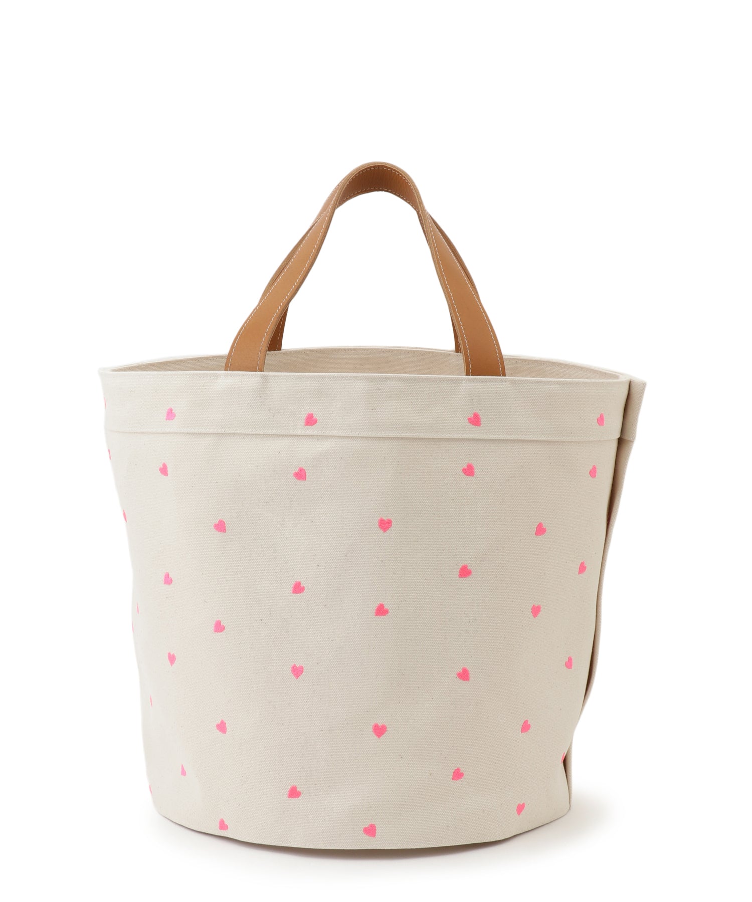 WEB限定] Canvas tote L (heart embroidery)— LUDLOW STORE