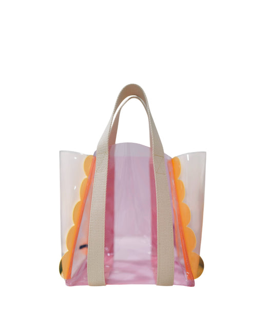 PVC scalloped tote