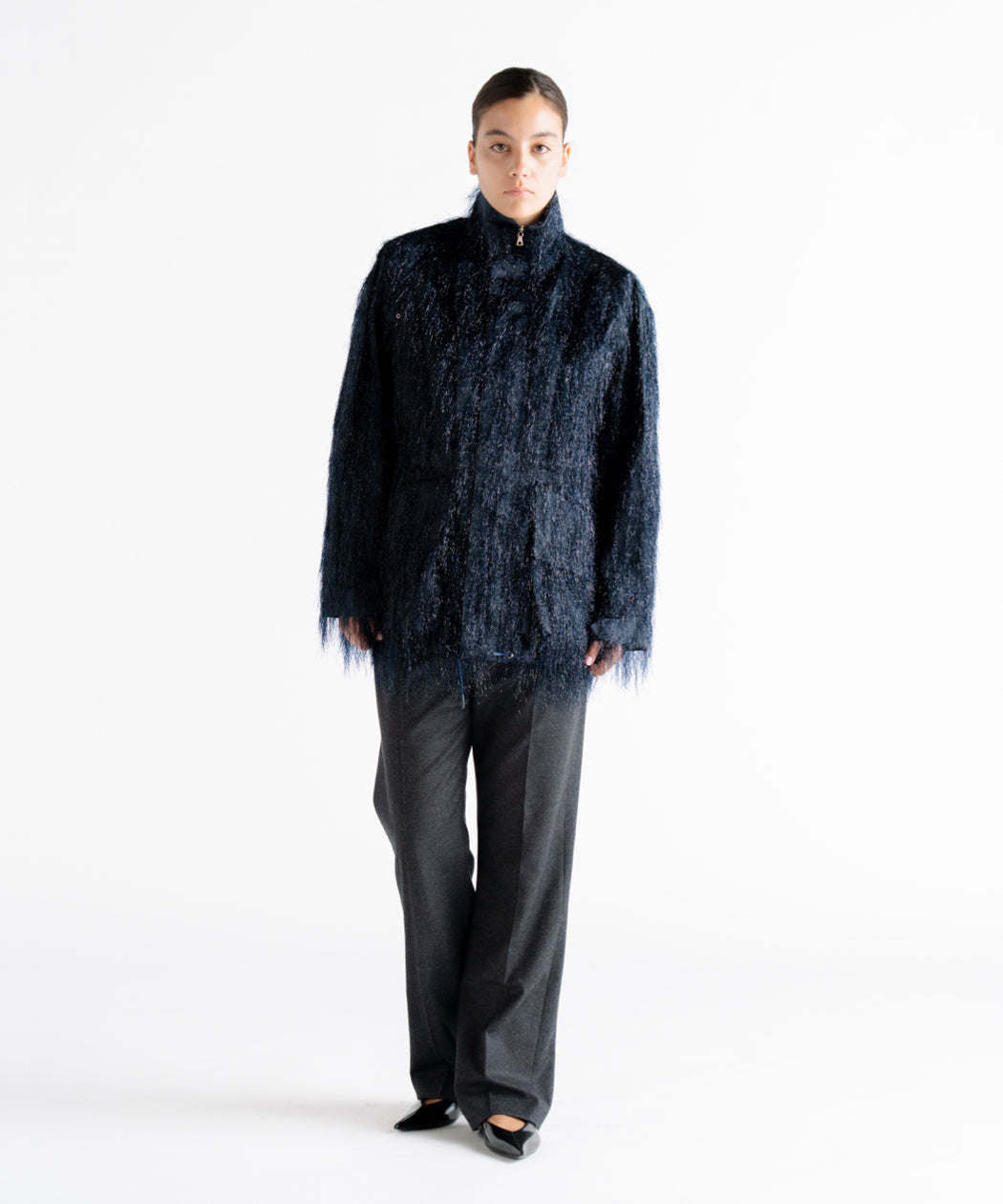 Shimmer Fringe Jacket