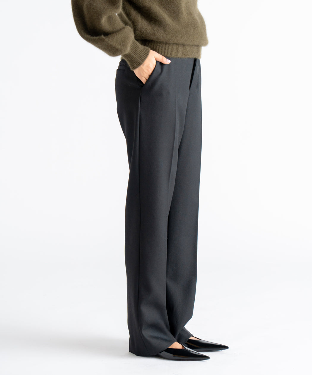 Wool Tailored Trousers
