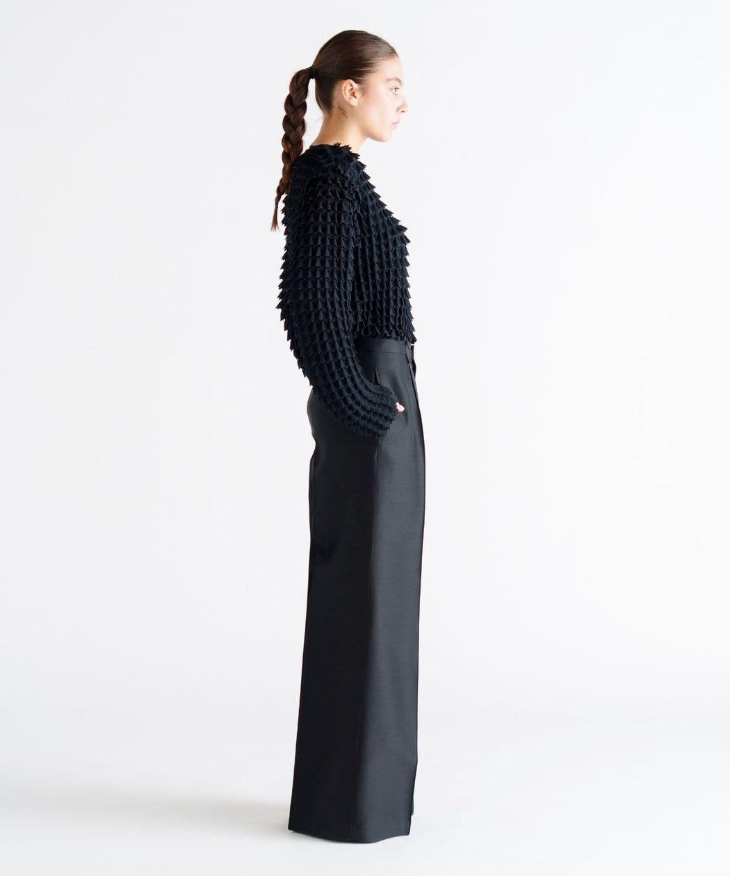 Wool Silk Pants
