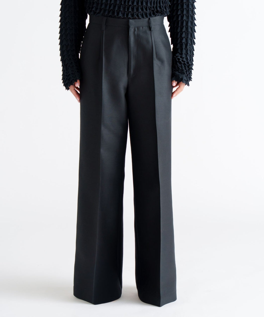 Wool Silk Pants