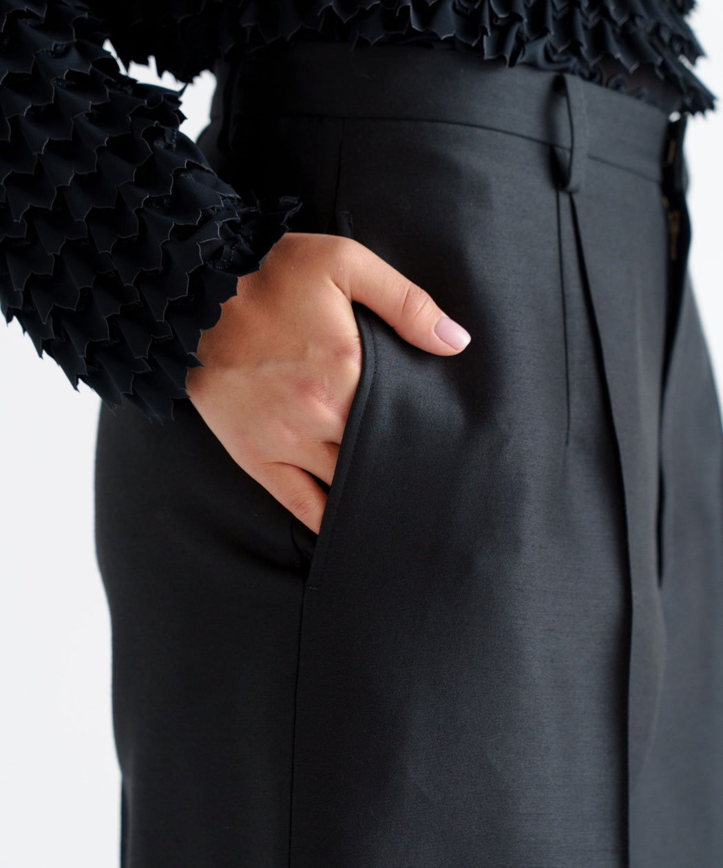 Wool Silk Pants