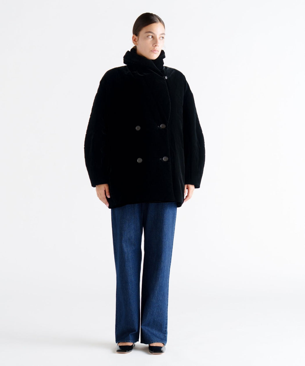Velvet Cocoon Jacket