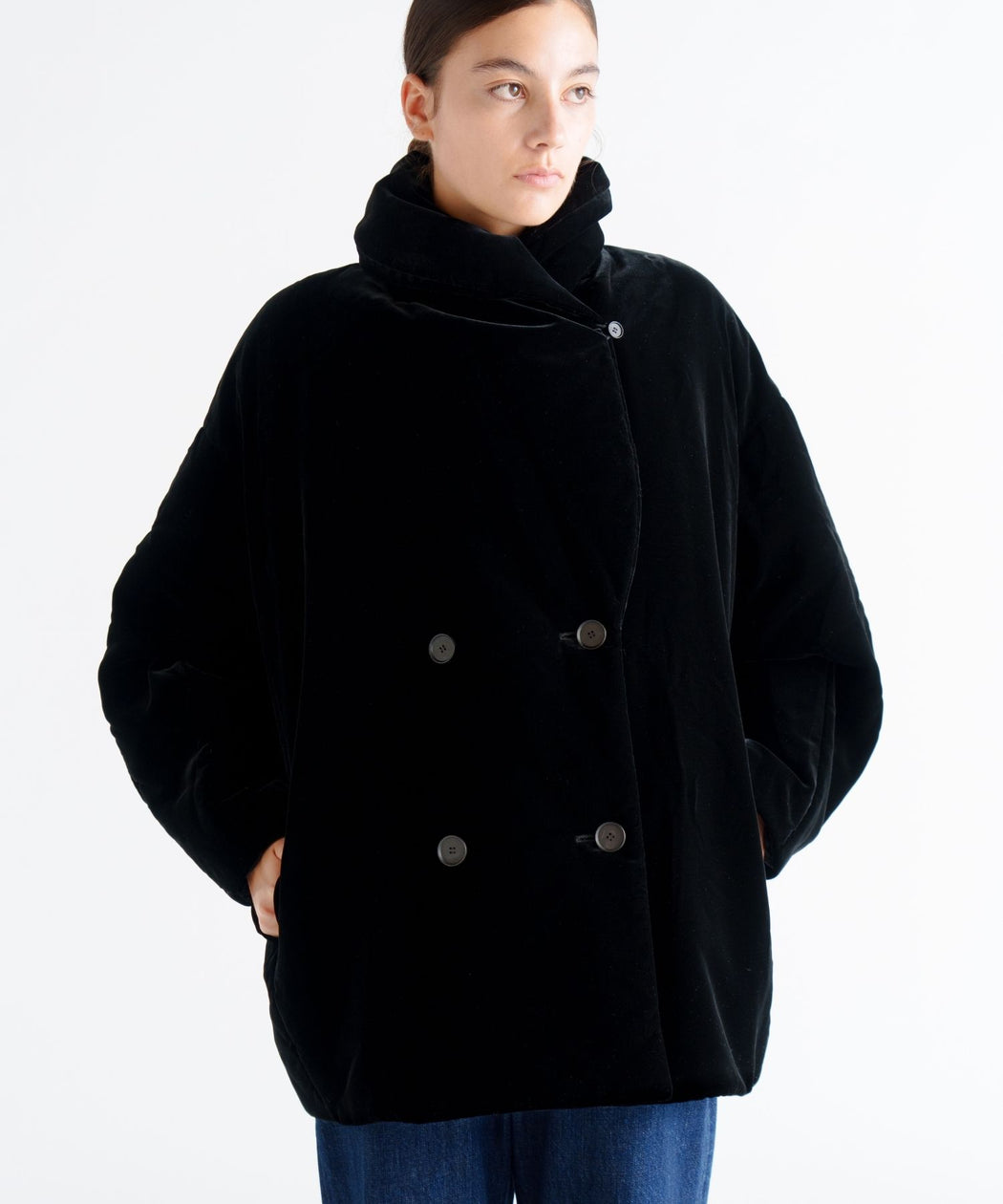 Velvet Cocoon Jacket