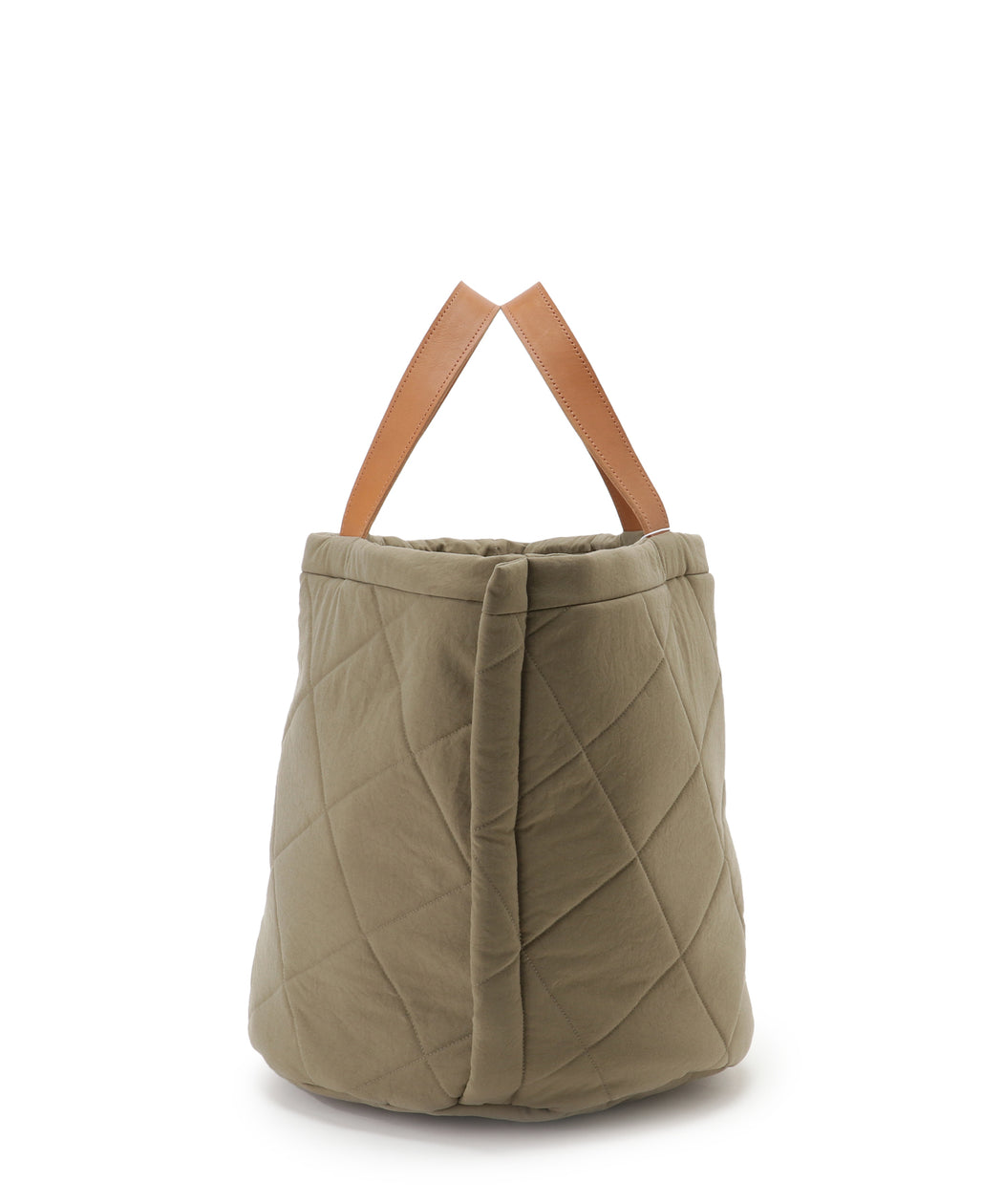 Quilted nylon tote L