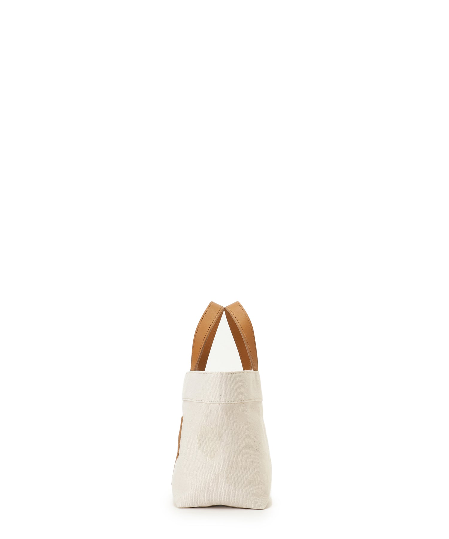 OEKAKI] Wide Canvas tote S (Camel)— LUDLOW STORE