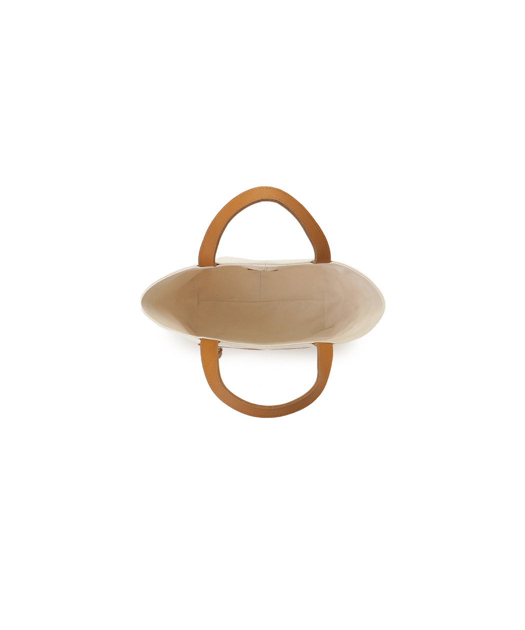 [OEKAKI] Wide Canvas tote S (Camel)