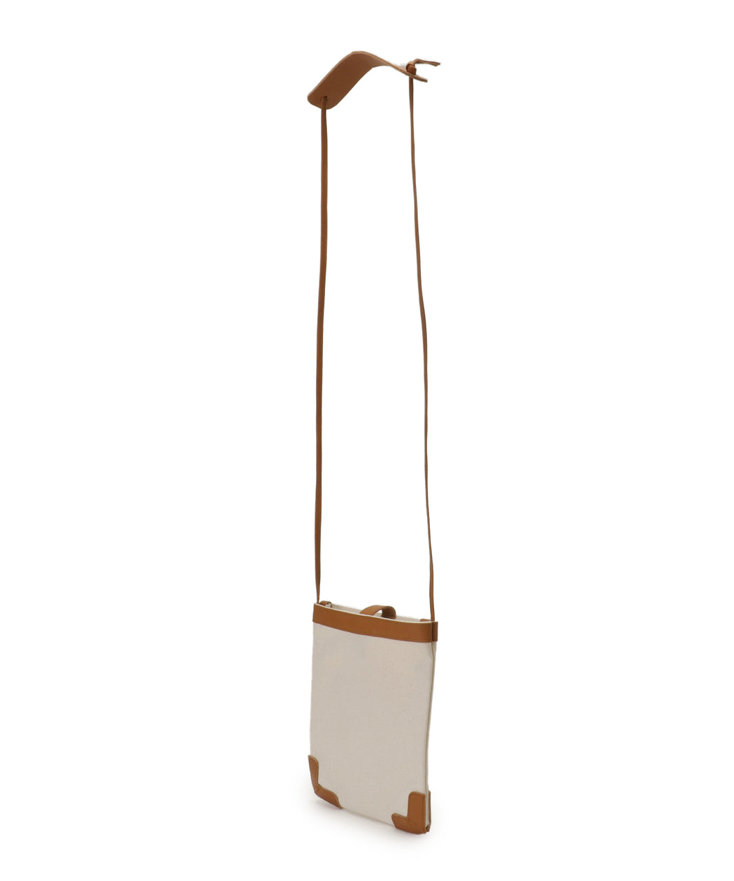 [OEKAKI] Canvas phone bag (Camel)