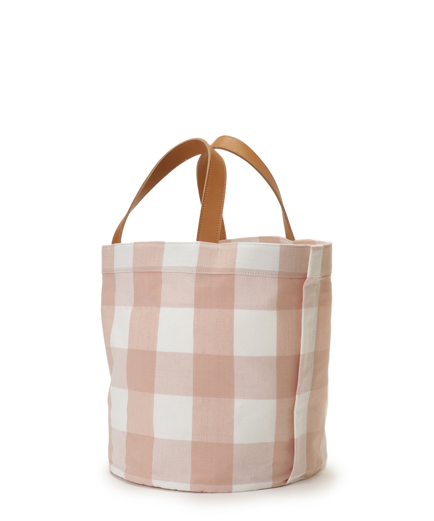 Gingham check tote L— LUDLOW STORE