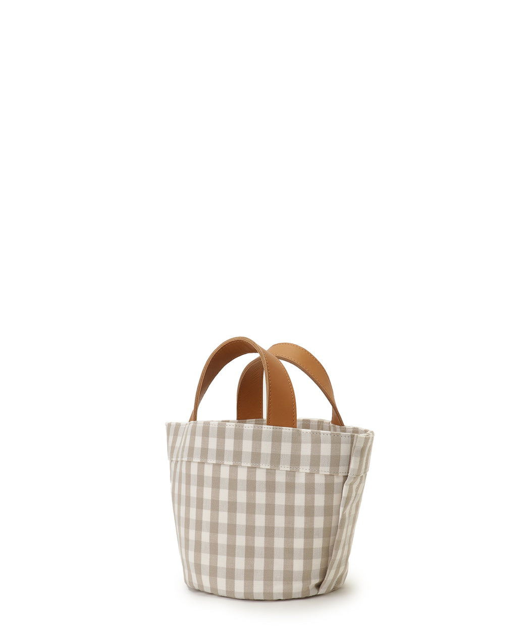 [WEB限定] Gingham check tote XS