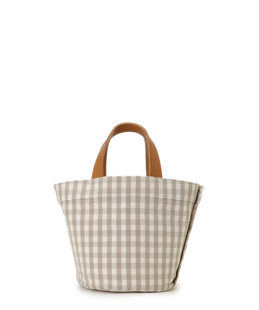 [WEB限定] Gingham check tote S