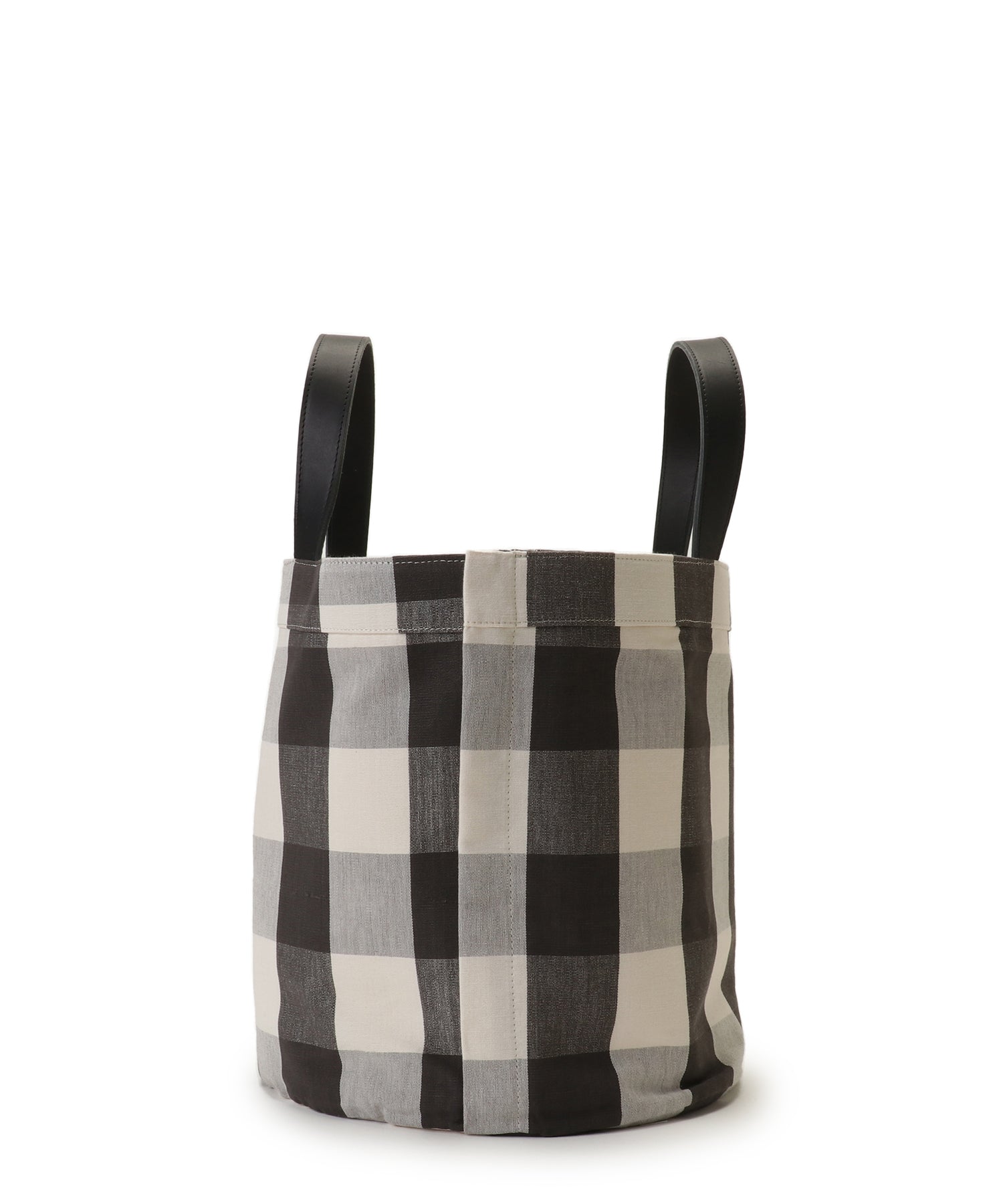 Gingham check tote L— LUDLOW STORE