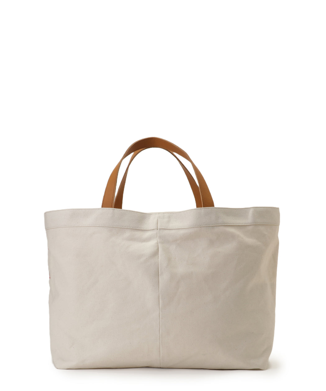 [OEKAKI] Wide Canvas tote L (Camel)