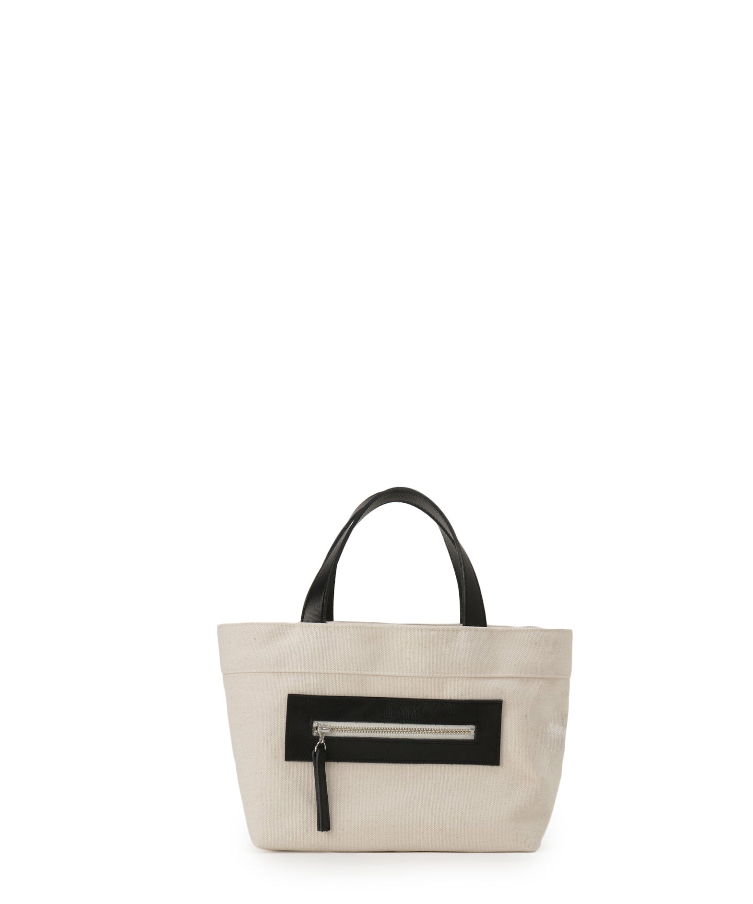 OEKAKI] Wide Canvas tote S (Black)— LUDLOW STORE