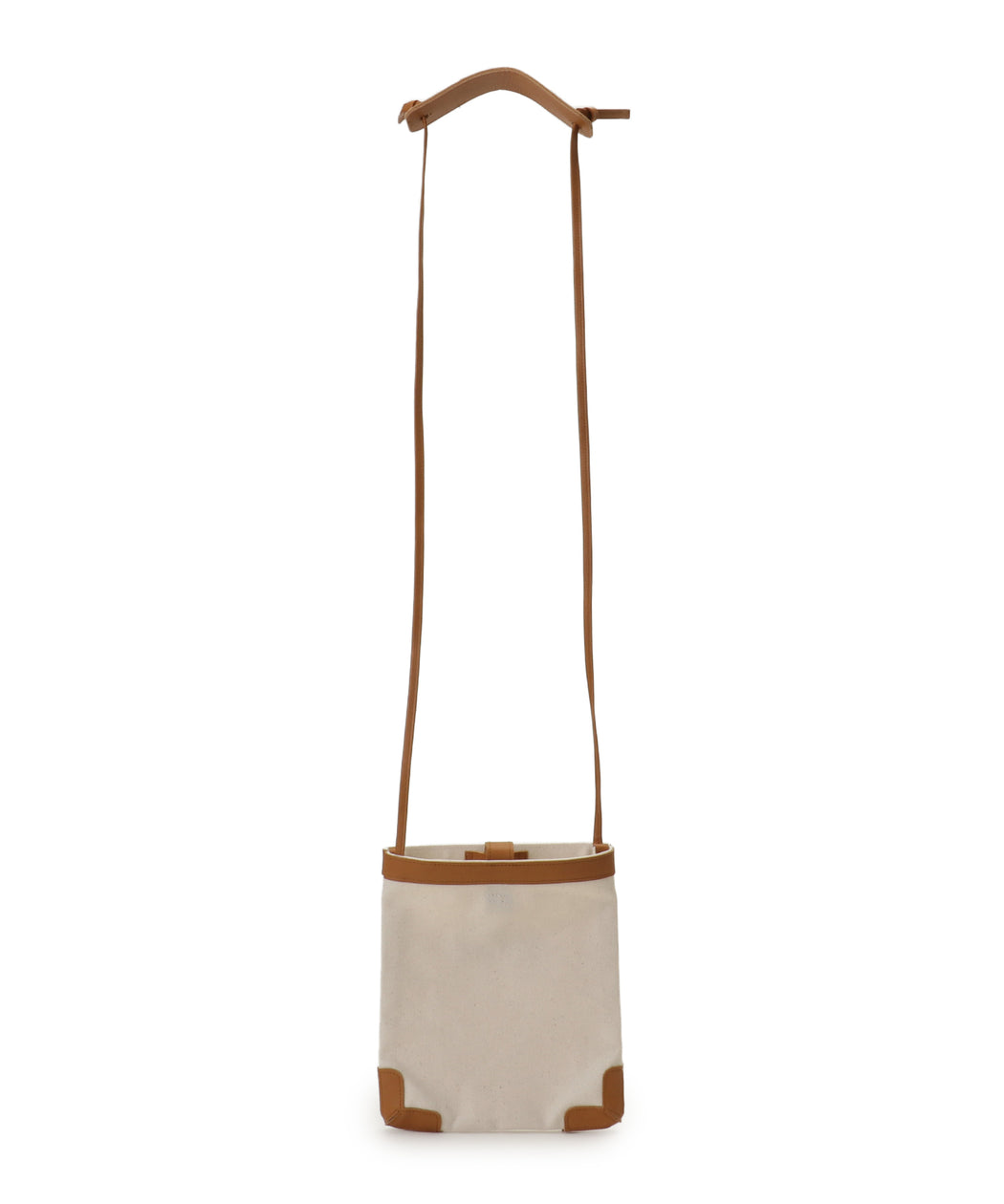 [OEKAKI] Canvas phone bag (Camel)