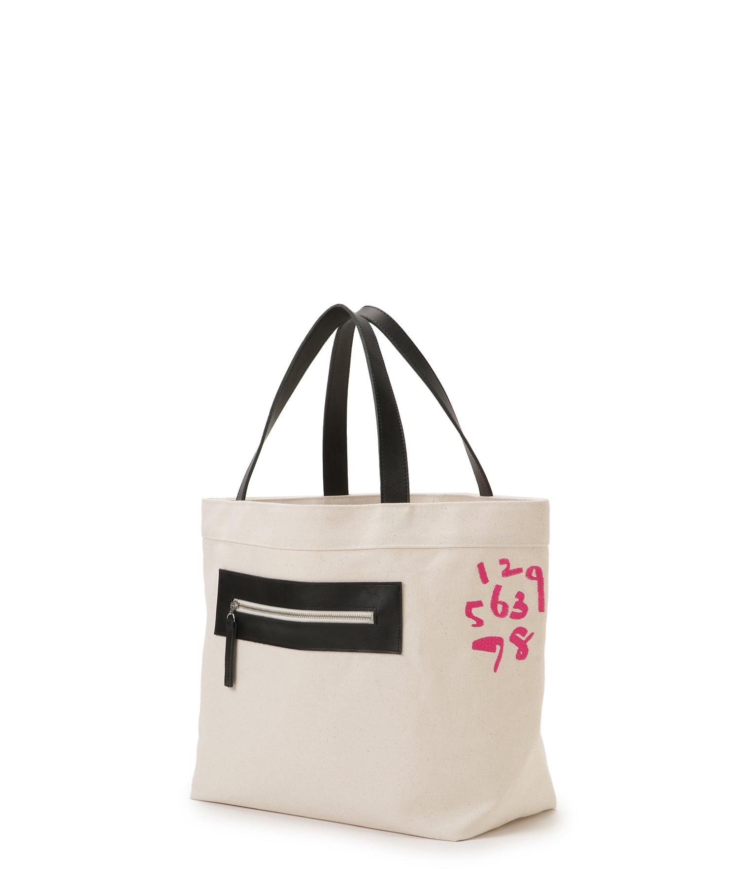 OEKAKI] Wide Canvas tote M (Black)— LUDLOW STORE